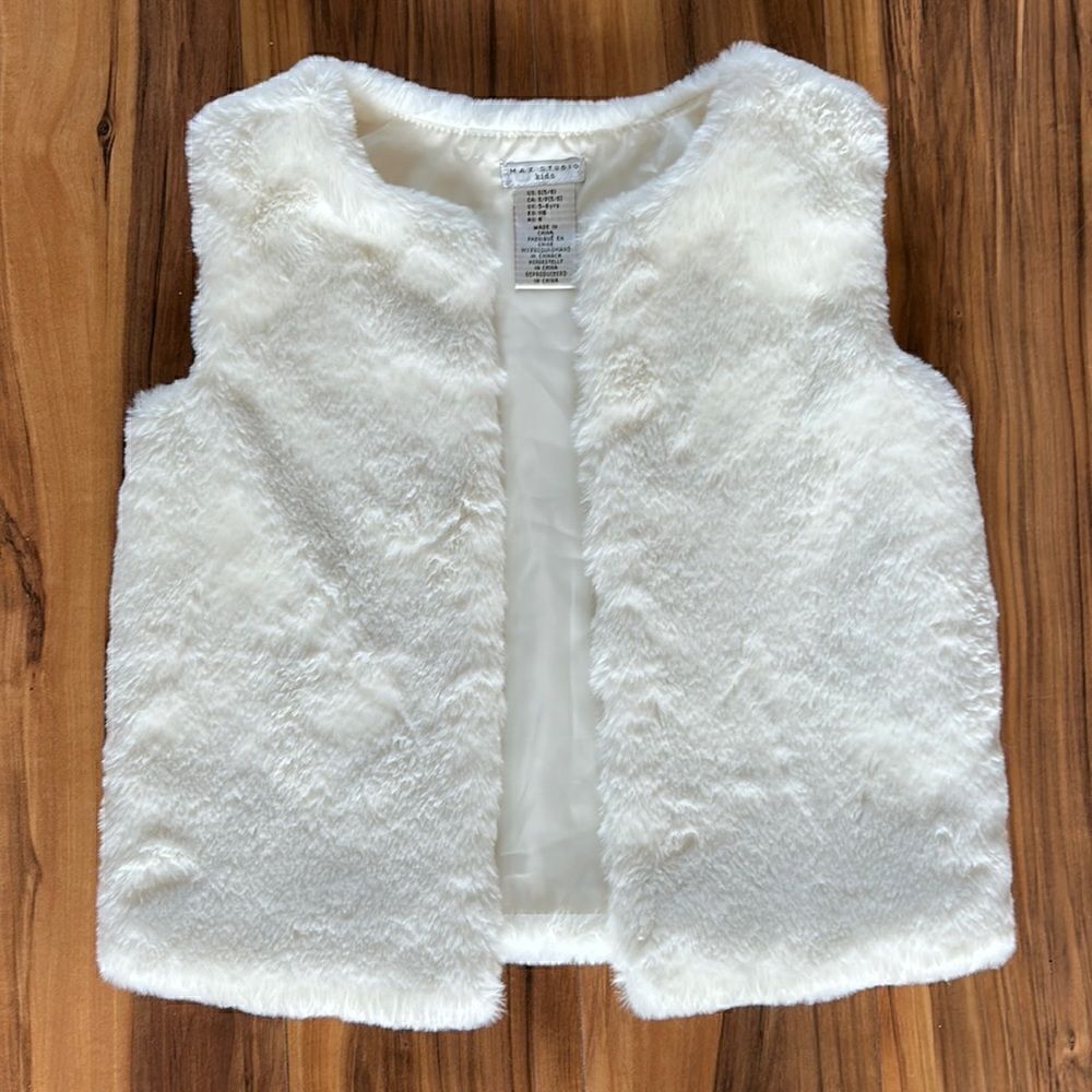 NEW Max Studio Kids Faux Fur Vest